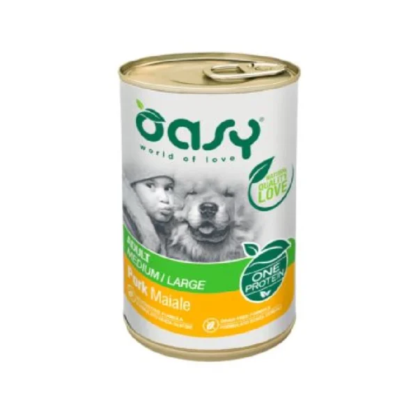 oasy one protein adult wieprzowina 400g