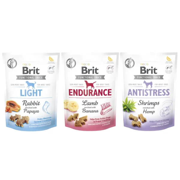 Warianty przysmaków Brit Care Functional Snack Antistress Endurance Light 150g