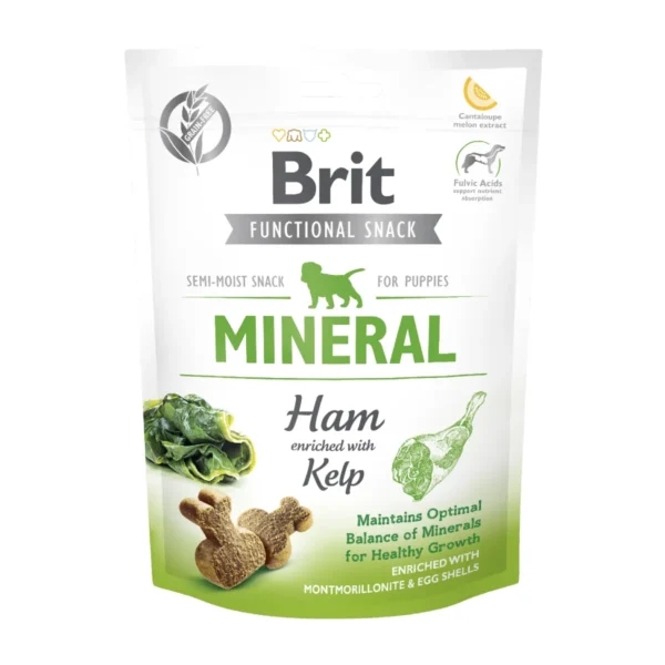 Brit Care Dog Functional Snack Mineral Puppy Szynka z Algami dla szczeniąt 150g